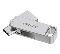 Chiavetta USB 3.2 PNY DUO LINK 128 GB Doppio Connettore USB-C & USB-A Metallo Argento - Nouvo
