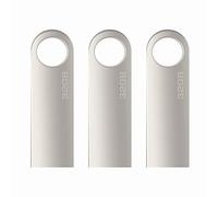 Chiavetta USB 32 GB, 3 Pezzi Mini Pen Drive 32 Giga Portatile USB Key Pennetta USB 32GB per PC, Laptop, ecc (Argento*3PCS)