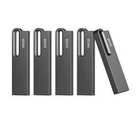 Chiavetta USB 64 GB 3.0 5 Pezzi Pen Drive USB 3.0 Memoria USB Stick 64GB Pennetta Usb Flash Drive per PC Tablet Laptop Nero Impermeabile Alta Velocità Portatile e Pratico