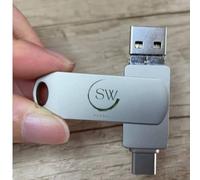 Chiavetta USB 64 GB Archiviazione e trasferimento file semplificati. 3 in 1 Android/iOS/Windows. Alta velocità. Ideale per le persone che utilizzano vari dispositivi.