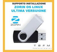 Chiavetta USB avviabile ZORIN OS Linux 64 bit ultima versione