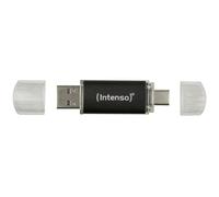 Intenso Twist Line 32 GB - Chiavetta USB Dual 3.2 Gen 1x1, USB-C e USB-A, 70 MB/s, antracite