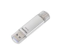 Chiavetta USB "C-Laeta", USB-C USB 3.1/USB 3.0, 256 GB, 70 MB/s, argento