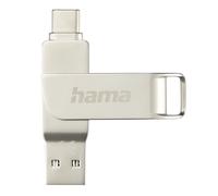Chiavetta USB ""C-Rotate Pro"" USB-C 3.1/3.0, 256 GB, 100 MB/s, argento