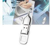 Chiavetta USB con sblocco tramite impronta digitale, privacy in ufficio, trasmissione veloce, archiviazione crittografata for Android/PC, aspetto semplice
