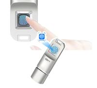 Chiavetta USB con sblocco Tramite Impronta Digitale, Trasmissione Rapida, archiviazione crittografata Android/PC, compatibilità Multi-interfaccia 512GB