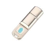 Chiavetta USB crittografata con impronte digitali, dispositivo di archiviazione antifurto in metallo, opzioni da 32 GB/64 GB/128 GB/256 GB, ideale per uso aziendale e ufficio