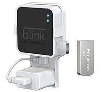 Chiavetta USB da 128 GB e supporto per presa di corrente per modulo di sincronizzazione dei blink 2, salva spazio e facile da spostare, supporto per staffa di montaggio per lampeggiare all'aperto,
