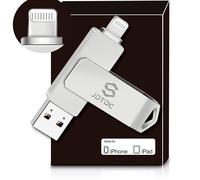 Chiavetta USB da 128 GB per iPhone, certificata Apple MFi, nessun archivio falso, fulmine autentico, backup criptato foto stick per iPhone e iPad