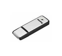 Chiave USB "Fancy", USB 2.0, 64 GB, 10 MB/s, Nero/Argento, Imballaggio Fino
