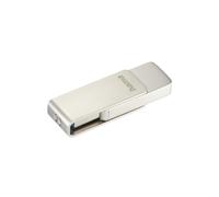 Hama Cle USB Rotate Pro, USB 3.0, 64GB, 70MB/s, Argento
