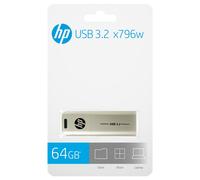 Chiavetta USB Hp X796W USB3.2 64GB 128GB 256GB con corpo in metallo , chiavetta USB per computer e ufficio