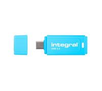 Chiavetta USB Integral Neon-C 128GB USB-C 150MB/s Nera