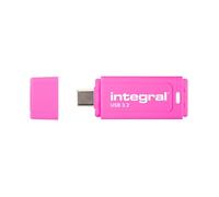 Chiavetta USB Integral Neon-C 128GB USB-C 150MB/s Nero Rosa