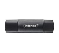 Intenso Flex Line - Chiavetta USB da 128 GB - Dual USB 3.2 Gen 1x1 con USB-C & USB-A per smartphone, tablet, laptop e PC, 70 MB/s, colore: Nero