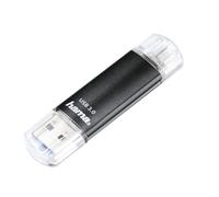 Chiavetta USB ""Laeta Twin"", USB 3.0, 32 GB, 40 MB/s, nera, confezione sottile