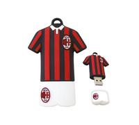 AC Milan Chiavetta USB, PenDrive USB 2.0 con Capacità di 32 GB | Velocità di lettura è 13-15 MB/sec | Velocità di scrittura è 6-8 MB/sec