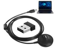 Chiavetta USB per formiche - Set di dongle ANT+ per trasmissione dati di allenamento da ciclismo al chiuso, dispositivo USB ANT+ con cavo di prolunga USBcompatibile con BKOOL TacX Bike