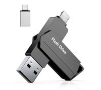 Chiavetta USB per iPhone 512GB MFi Certified 3 in 1 Penna USB 3.0 Lightning chiavette USB c Photostick Pen Drive Pennetta per iPad/iOS/Android/Mac/PC - Memoria Esterna per iPhone(Nero)