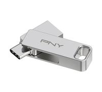 Chiavetta USB PNY DUO LINK 256 GB USB Type-A / Type-C 3.2 Gen 1 200 MB/s Acciaio Inox