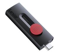 Chiavetta USB scorrevole Lexar da 256 GB, USB 3.2 Gen 1, tipo A/tipo C, nera, 130 MB/s