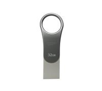 Chiavetta USB Silicon Power Mobile C80 32GB Type-A/Type-C Titanio