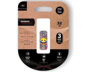 Chiavetta USB Tech One Tech Emoji 32GB USB 2.0 Multicolore Clip