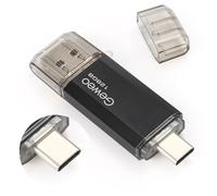 Chiavetta USB Tipo C 128 GB, 2 in 1 Type C Pennetta 128 giga USB C Pen Drive 128GB USB C Flash Drive 128GB per PC/New MacBook/Tablet/Smartphone Huawei, Samsung, Xiaomi (Nero)