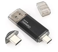 Chiavetta USB Tipo C 64 GB, 2 in 1 Type C Pennetta USB 64 giga USB C Pen Drive 64GB USB C Flash Drive 64GB per PC/New MacBook/Tablet/Smartphone Huawei, Samsung, Xiaomi, Oneplus (Nero)