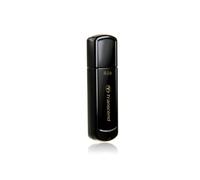 Chiavetta USB Transcend JetFlash 350 4GB USB 2.0 nera leggera