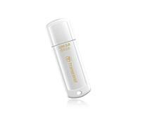 Chiavetta USB Transcend JetFlash 730 64GB USB 3.0 bianca leggera