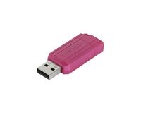 Chiavetta USB Verbatim PinStripe 128 GB USB 2.0 Scorrevole Rosa