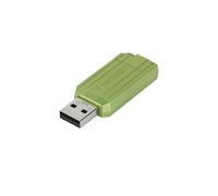 Chiavetta USB Verbatim PinStripe 128 GB USB 2.0 Scorrevole Verde