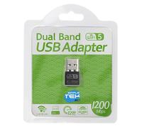 CHIAVETTA USB WIFI PER WIRELESS 2.4/5.8 1300Mbps COMPUTER FISSO DESKTOP WINDOWS