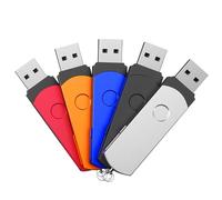 Chiavette USB 8GB, Pen Drive 5 Pezzi, Penne USB, Chiave USB 8 Giga, Chiavetta Metallo Pennetta USB 2.0 Girevole Pennina - FEBNISCTE Colorata 8 GB Pendrive Ottime Regalo di Archiviazione Dati