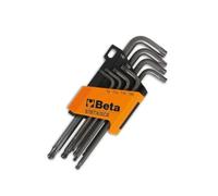 Chiavi a brugola Beta torx 97btx/sc8 set 8 chiavi a L piegate