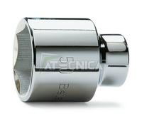 Beta 928A 55 - Chiavi a bussola con attacco quadro femmina 3/4" bocca esagonale, cromate