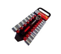 Chiavi a bussola/a cricco serie 18 pezzi cromo vanadio