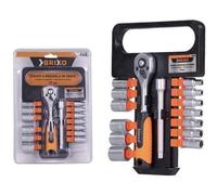 CHIAVI A BUSSOLA BRIXO IN SERIE 14PZ UTENSILI MANUALI BUSSOLE CRICCHETTI