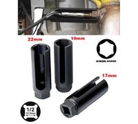 CHIAVI A BUSSOLA DA 1/2 PROFILO ESAGONALE 17 - 19 - 22mm SMONTAGGIO SONDA LAMBDA