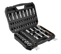 Chiavi a bussola da 1/2", set di 58 pezzi, CrV