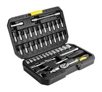 Chiavi a bussola da 1/4", set di 46 pezzi.