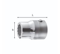 Chiavi a bussola in pollici con bocca poligonale - USAG 235 3/4 PN