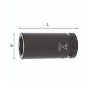 CHIAVE A BUSSOLA BUSSOLOTTO RINFORZATA NERO LUNGA PROFESSIONALE USAG 235 3/4 ML