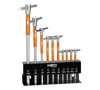Chiavi a perno con gambo 2-10 mm, set di 10 in 09-509