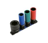 Chiavi A Ruota Ad Impatto Twin Drive Laser Tools 4pz 9173