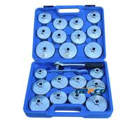 Chiavi a Tazza per Filtro Olio Smontaggio Auto Universale Alluminio 23 Pezzi