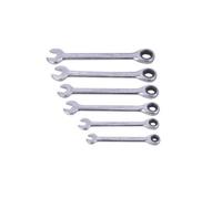 Chiavi comb. cricchetto set 6pz 8,10,13,14,17,19