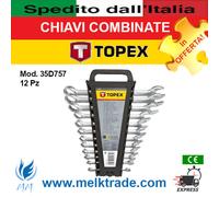 SERIE CHIAVI COMBINATE (6-22) 12 pezzi TOPEX