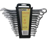 CHIAVI COMBINATE AL CARBONIO 12PZ MAURER 6-22 CF PLACCHETTA